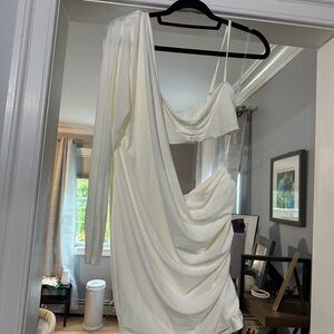 12th tribe SOHO - Kiera White Cutout Mini Dress